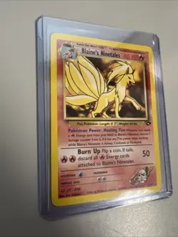VTG Pokemon Gym Challenge Blaine’s Ninetales 21/132 Regular Rare NM/LP - Image 5