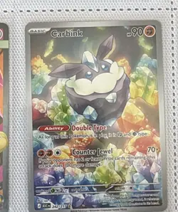 Carbink 242/217 IR Holo NM Pokemon Card Ascended Heroes - Image 1