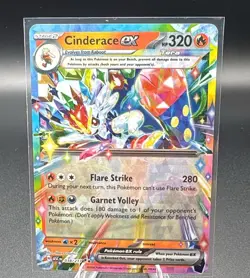 Cinderace ex 038/217 Holo NM Pokemon Card Ascended Heroes - Image 1
