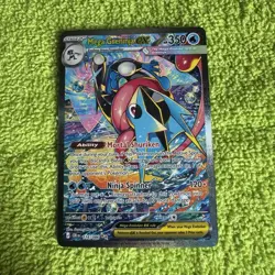 Pokemon TCG Mega Greninja EX 116/086 Ultra Rare Full Art Holo Chaos Rising - Image 1
