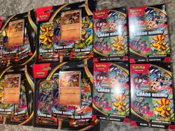 Pokemon Chaos Rising BUNDLE X4 Booster Bundles And X4 Blister Packs - Image 3
