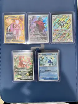 Pokemon Card Lot (5) Mewtwo Zoroark Magneton Darmanitan Dewott (Masterball) NM+ - Image 1