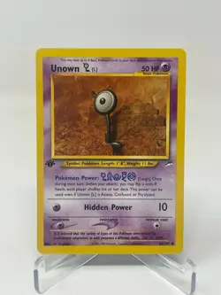 Pokemon Neo Destiny 1st Edition Unown L 86/105 + E, I - Image 1