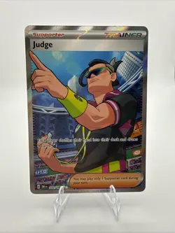 Pokemon Judge 222/182 Sv10: Destined Rivals Holo - 2025 NM - Image 1