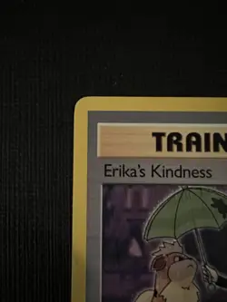 Pokemon TCG Trainer Erika's Kindness Gym Challenge Rare Unlimited Card MP - Image 4