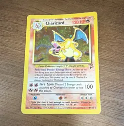 Pokemon TCG Charizard 4/130 Base Set 1999 Holo Rare English Stage 2 120HP - Image 1