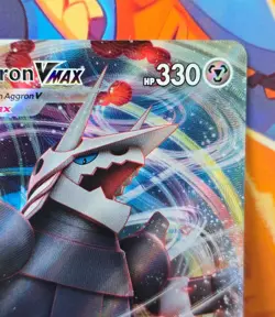 SWSH09: HOLO FOIL Aggron VMAX #097/172 - Ultra Rare Pokemon TCG - Image 3