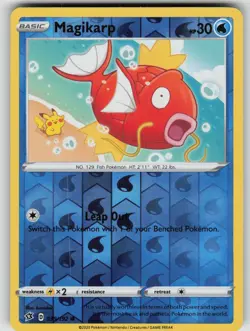 Magikarp 039/192 Common Rebel Clash Pokemon Reverse Holo Near Mint - Image 1