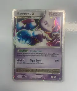 Pokemon TCG Mewtwo LV.X 144/146 Legends Awakened Holo Ultra Rare English 120 HP - Image 1