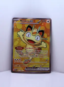 Meowth ex 107/088 Me03: Perfect Order Ultra Rare Holo-Pokemon - Image 1