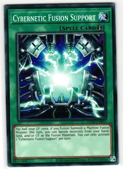CYBERNETIC FUSION SUPPORT LEDD-ENB13 COMMON YU-GI-OH TCG - Image 1