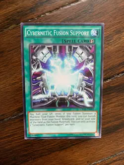 Cybernetic Fusion Support CROS-EN092 Unlimited Lightly Played Common Yu-Gi-Oh! - Image 1