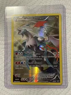 Pokemon White Kyurem XY81 Black Star Promo Full Art Card - Image 1