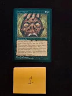 Necromancy Uncommon Visions MTG Near Mint - Image 1