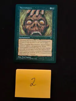 Necromancy Uncommon Visions MTG Near Mint - Image 3