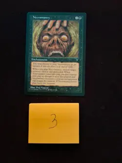 Necromancy Uncommon Visions MTG Near Mint - Image 5