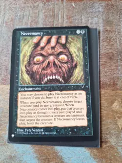 MTG Necromancy the List Visions Regular Uncommon NM Regular - Image 2