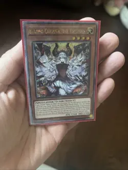 Blazing Cartesia the Virtuous Quarter Century Secret Rare Card RA04-EN041 - Image 1