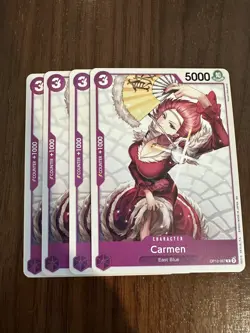 OP12-067 Carmen X4 Playset One Piece Card Game English - Image 1