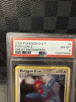 2008 Pokemon Porygon-Z Holo #6/106 Great Encounters PSA 8 NM-MT TCG Card - Image 2