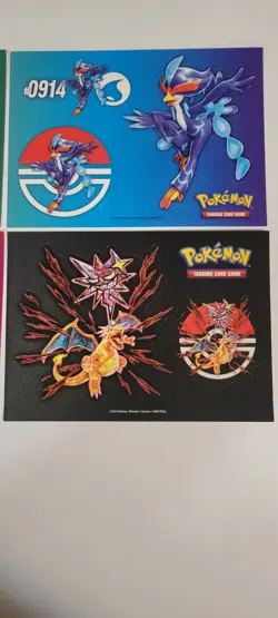 Huge Pokemon Card Lot 200+ Cards Charizard Tin Mini Binder 4 Sticker Sheets - Image 3