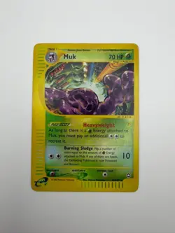 Muk 23/147 Aquapolis Reverse Holo Rare Pokemon Card MP e-Reader - Image 1