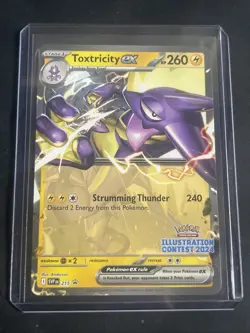 Toxtricity Ex 215 Promo Rare Card Pokemon Promo Near Mint Condition - Image 1
