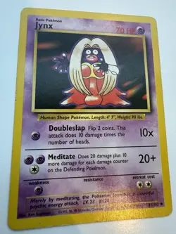 Pokemon TCG Jynx Base Set 31/102 Unlimited Regular Uncommon Card WOTC LP - Image 2