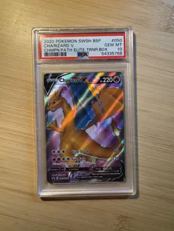 Pokemon Charizard v Champions Path Promo Card PSA 10 - Image 1