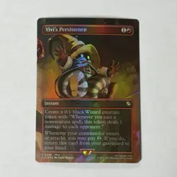 Vivi's Persistence (Borderless) FOIL 458 Final Fantasy Commander FIC MTG NM - Image 1