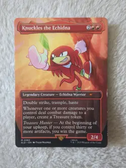 Knuckles The Echidna MTG SECRET LAIR - Image 1