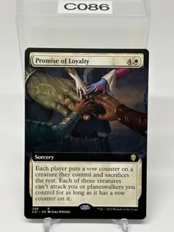 Promise of Loyalty (Extended Art) MTG: Commander 2020 - Image 1
