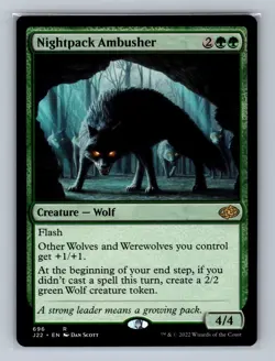 Nightpack Ambusher 696 Regular Rare Jumpstart 2022 Magic: The Gathering NM - Image 1