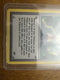 Giovanni 104/132 Rare Non Holo Gym Challenge Pokemon Trainer Card Vintage Wotc - Image 2