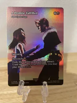 MTG A Promise Fulfilled - Light Up the Stage Showcase FOIL #0039 FCA NM/M - Image 1