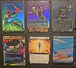 MAGIC THE GATHERING MARVEL SUPERHEROES LOT OF 6 NM - Image 1