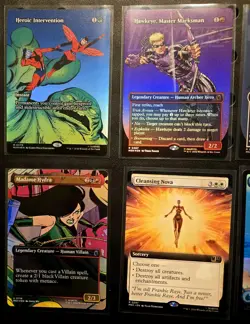 MAGIC THE GATHERING MARVEL SUPERHEROES LOT OF 6 NM - Image 2