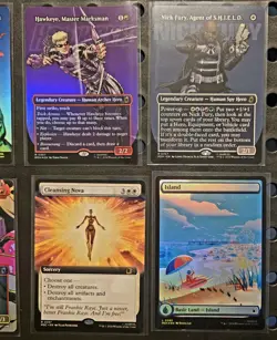 MAGIC THE GATHERING MARVEL SUPERHEROES LOT OF 6 NM - Image 3