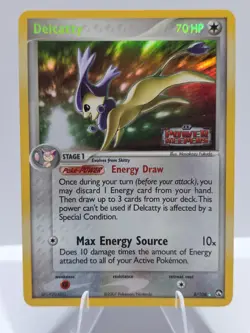 Delcatty 8/108 Stamped Reverse Holo EX Power Keepers Pokemon Card NM SWIRL - Image 1