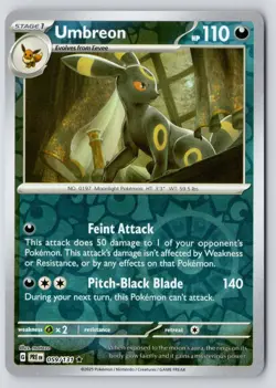 Umbreon 059/131 Rare Prismatic Evolutions Reverse Holo Near Mint - Image 1