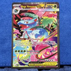 Pokemon TCG Mega Venusaur EX 177/132 Mega Evolution SIR EN - Image 1