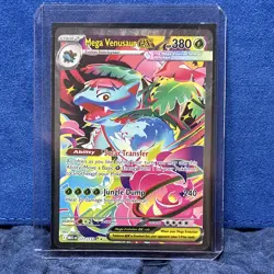 Pokemon TCG Mega Venusaur EX 177/132 Mega Evolution SIR EN - Image 3