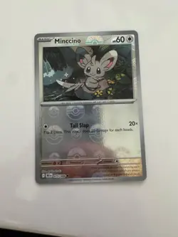Minccino (Poke Ball Pattern) 075/086 Common Black Bolt Pokemon Near Mint - Image 1
