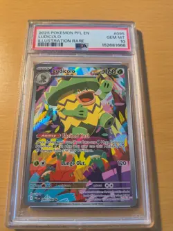 2025 Pokemon PFL English Ludicolo Illusatraion Rare PSA 10 - Image 1