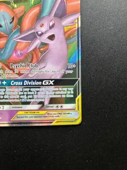 Pokemon: Espeon & Deoxys GX TAG TEAM 72/236 Ultra Rare Unified Minds - Image 5