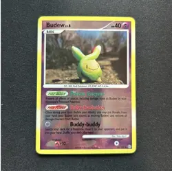 Pokemon TCG Stormfront Budew 33/100 Uncommon Reverse Holo English 40 HP - Image 1
