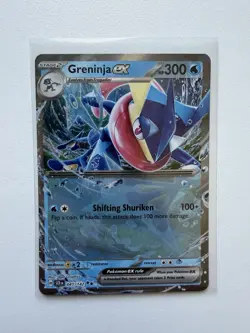 Greninja ex - 041/142 - SV07: Stellar Crown - Double Rare Pokemon TCG - NRMT - Image 1