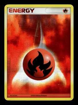 Fire Energy 2006-2007 League & Championship Holofoil Promo Pokemon TCG - Image 1