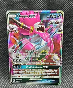 Pokemon Hoopa GX 96/181 Ultra Rare GX Holo Sm-Team Up NM - Image 1