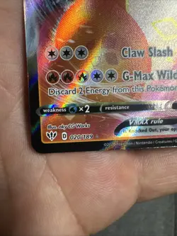 Pokemon charizard vmax-Darkness Ablaze 020/189 ultra rare - Image 5